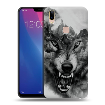 Силиконовый чехол на Vivo Y85 с принтом Волк Силиконовый чехол на Vivo Y85 с принтом Волк