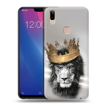 Силиконовый чехол на Vivo Y85 с принтом Лев с короной Силиконовый чехол на Vivo Y85 с принтом Лев с короной