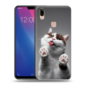 Силиконовый чехол на Vivo Y85 с принтом Коты Силиконовый чехол на Vivo Y85 с принтом Коты