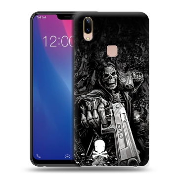 Силиконовый чехол на Vivo Y85 с принтом Скелет Силиконовый чехол на Vivo Y85 с принтом Скелет