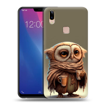 Силиконовый чехол на Vivo Y85 с принтом Сова Силиконовый чехол на Vivo Y85 с принтом Сова