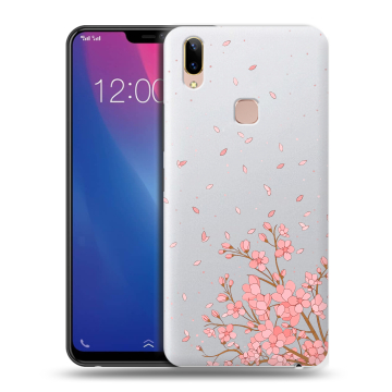 Силиконовый чехол на Vivo Y85 с принтом Ветка сакуры