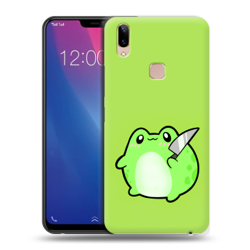 Силиконовый чехол на Vivo Y85 с принтом Лягушенок