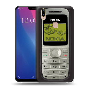 Силиконовый чехол на Vivo Y85 с принтом Ретро Нокия Силиконовый чехол на Vivo Y85 с принтом Ретро Нокия