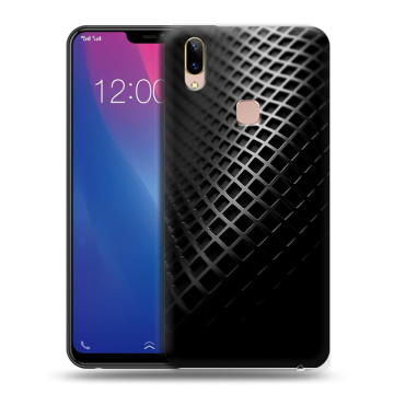 Силиконовый чехол на Vivo Y85 с принтом Текстура металла Силиконовый чехол на Vivo Y85 с принтом Текстура металла