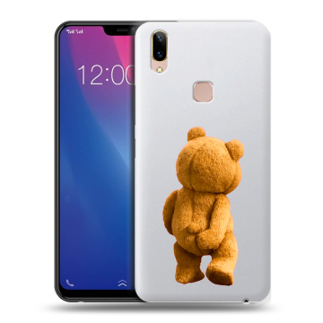 Силиконовый чехол на Vivo Y85 с принтом Медведь