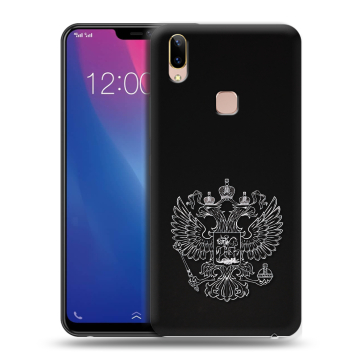 Силиконовый чехол на Vivo Y85 с принтом Герб России Силиконовый чехол на Vivo Y85 с принтом Герб России