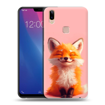 Силиконовый чехол на Vivo Y85 с принтом милая лиса
