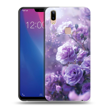 Силиконовый чехол на Vivo Y85 с принтом Розы цветы