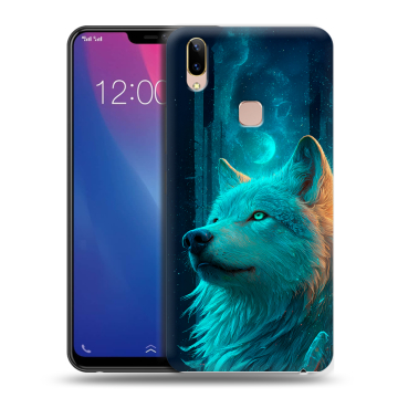 Силиконовый чехол на Vivo Y85 с принтом бабочки саккура