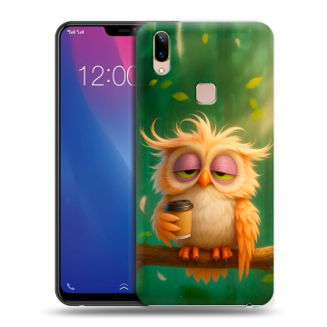 Силиконовый чехол на Vivo Y85 с принтом сова Силиконовый чехол на Vivo Y85 с принтом сова