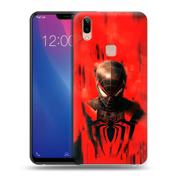 Силиконовый чехол на Vivo Y85 с принтом человек паук spiderman
