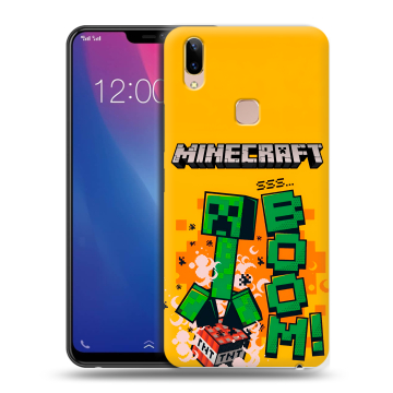 Силиконовый чехол на Vivo Y85 с принтом Майнкрафт Minecraft