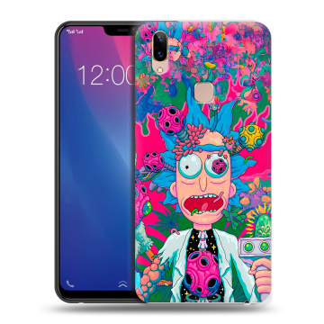 Силиконовый чехол на Vivo Y85 с принтом Рик и Морти Rick Morty