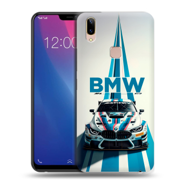 Силиконовый чехол на Vivo Y85 с принтом БМВ BMW