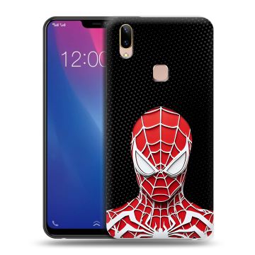 Силиконовый чехол на Vivo Y85 с принтом человек паук spiderman