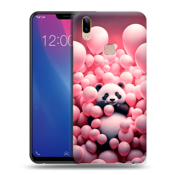 Силиконовый чехол на Vivo Y85 с принтом Панда