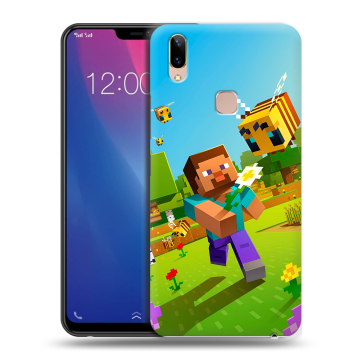 Силиконовый чехол на Vivo Y85 с принтом Майнкрафт Minecraft Силиконовый чехол на Vivo Y85 с принтом Майнкрафт Minecraft