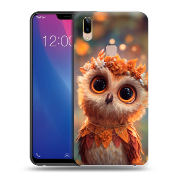 Силиконовый чехол на Vivo Y85 с принтом Милая сова Силиконовый чехол на Vivo Y85 с принтом Милая сова