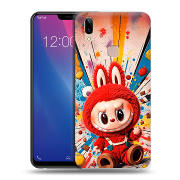 Силиконовый чехол на Vivo Y85 с принтом Labubu Лабубу
