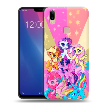 Силиконовый чехол на Vivo Y85 с принтом My little pony Дружба чудо