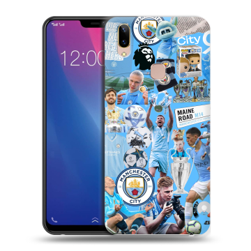 Силиконовый чехол на Vivo Y85 с принтом Man City Манчестер Сити Силиконовый чехол на Vivo Y85 с принтом Man City Манчестер Сити