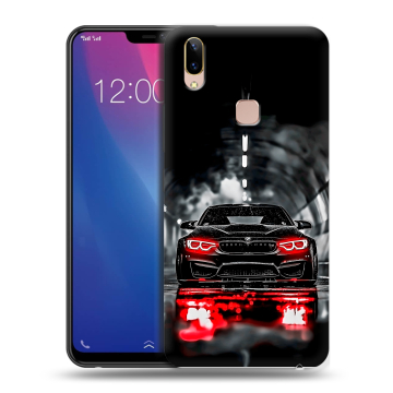Силиконовый чехол на Vivo Y85 с принтом BMW БМВ