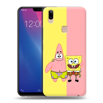 Силиконовый чехол на Vivo Y85 с принтом Спанч боб Спанчбоб