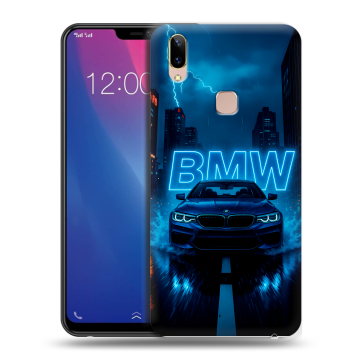 Силиконовый чехол на Vivo Y85 с принтом BMW БМВ Силиконовый чехол на Vivo Y85 с принтом BMW БМВ