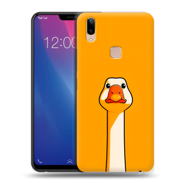 Силиконовый чехол на Vivo Y85 с принтом Смешная утка Силиконовый чехол на Vivo Y85 с принтом Смешная утка