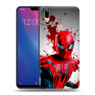 Силиконовый чехол на Vivo Y85 с принтом Spiderman Человек паук