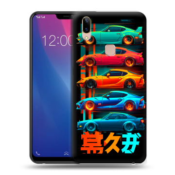Силиконовый чехол на Vivo Y85 с принтом машины тачки Силиконовый чехол на Vivo Y85 с принтом машины тачки