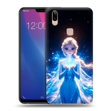 Силиконовый чехол на Vivo Y85 с принтом Холодное сердце Frozen