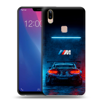 Силиконовый чехол на Vivo Y85 с принтом BMW БМВ