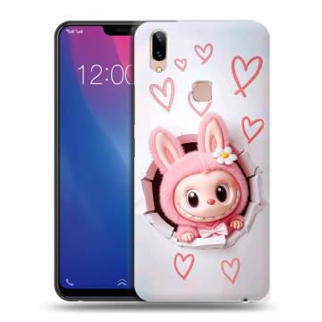 Силиконовый чехол на Vivo Y85 с принтом Labubu Лабубу Силиконовый чехол на Vivo Y85 с принтом Labubu Лабубу