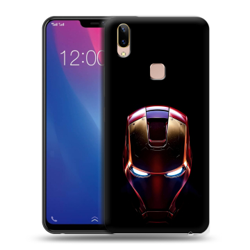 Силиконовый чехол на Vivo Y85 с принтом IronMan Железный человек