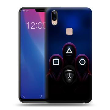 Силиконовый чехол на Vivo Y85 с принтом Игра Кальмара Силиконовый чехол на Vivo Y85 с принтом Игра Кальмара