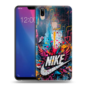 Силиконовый чехол на Vivo Y85 с принтом Nike Найк