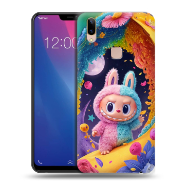 Силиконовый чехол на Vivo Y85 с принтом Labubu Лабубу