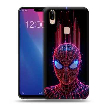 Силиконовый чехол на Vivo Y85 с принтом Spiderman Человек паук