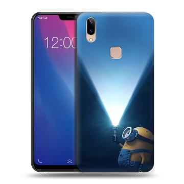 Силиконовый чехол на Vivo Y85 с принтом Миньоны
