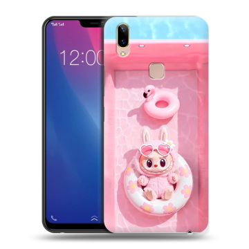 Силиконовый чехол на Vivo Y85 с принтом Labubu Лабубу