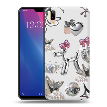 Силиконовый чехол на Vivo Y85 с принтом Y2K
