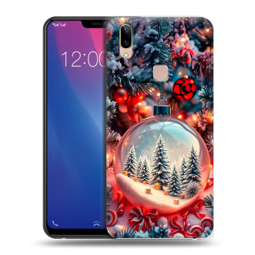 Силиконовый чехол на Vivo Y85 с принтом Новый год Силиконовый чехол на Vivo Y85 с принтом Новый год