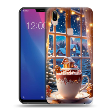 Силиконовый чехол на Vivo Y85 с принтом Новый год Силиконовый чехол на Vivo Y85 с принтом Новый год