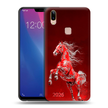 Силиконовый чехол на Vivo Y85 с принтом Новый год Силиконовый чехол на Vivo Y85 с принтом Новый год