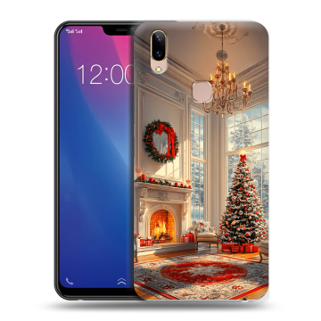Силиконовый чехол на Vivo Y85 с принтом Новый год Силиконовый чехол на Vivo Y85 с принтом Новый год