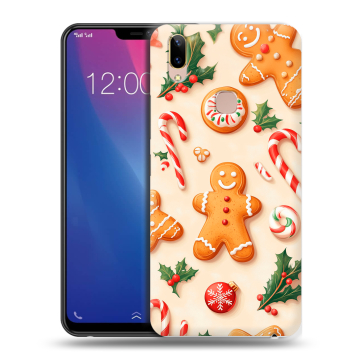 Силиконовый чехол на Vivo Y85 с принтом Новый год Силиконовый чехол на Vivo Y85 с принтом Новый год
