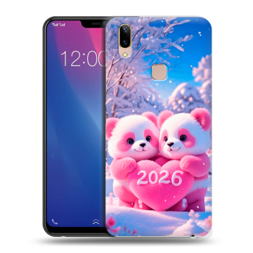 Силиконовый чехол на Vivo Y85 с принтом Новый год Силиконовый чехол на Vivo Y85 с принтом Новый год