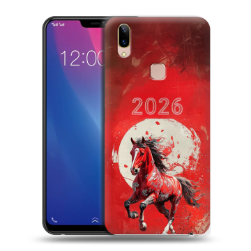 Силиконовый чехол на Vivo Y85 с принтом Новый год Силиконовый чехол на Vivo Y85 с принтом Новый год